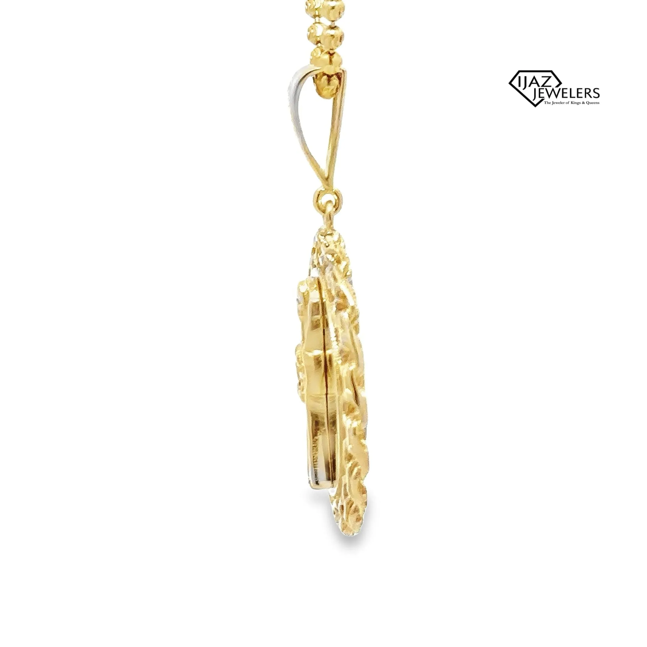 10K Gold Santa Muerte Charm