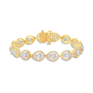 10KT 2.46CTW LBRACELET