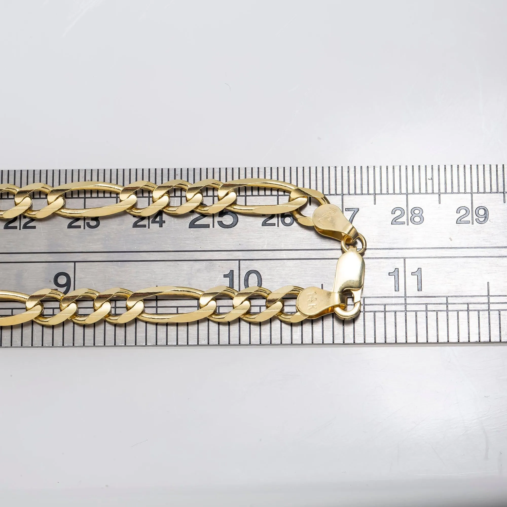 14K GOLD 4MM FIGARO CHAIN
