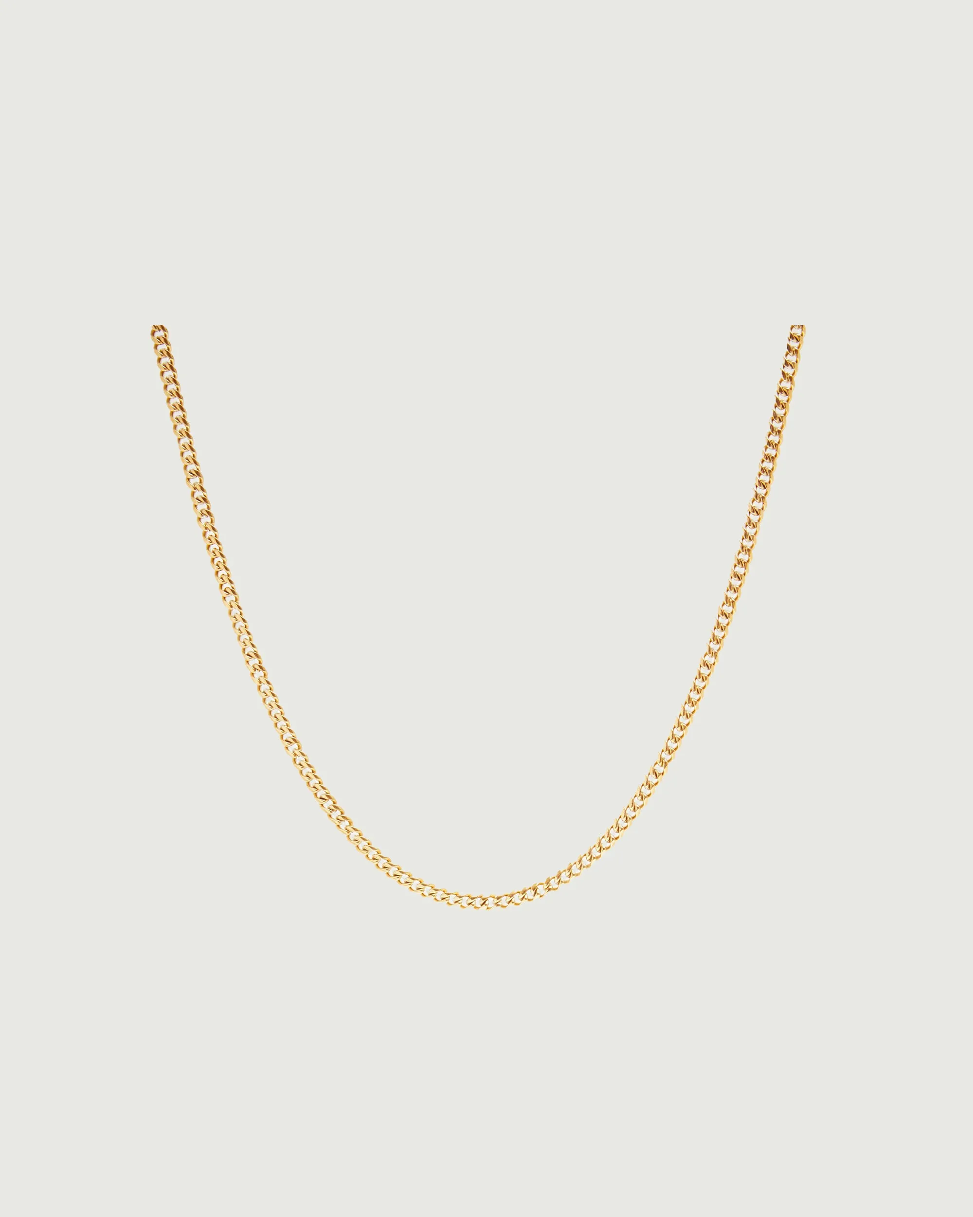 2mm Cuban Chain | Gold