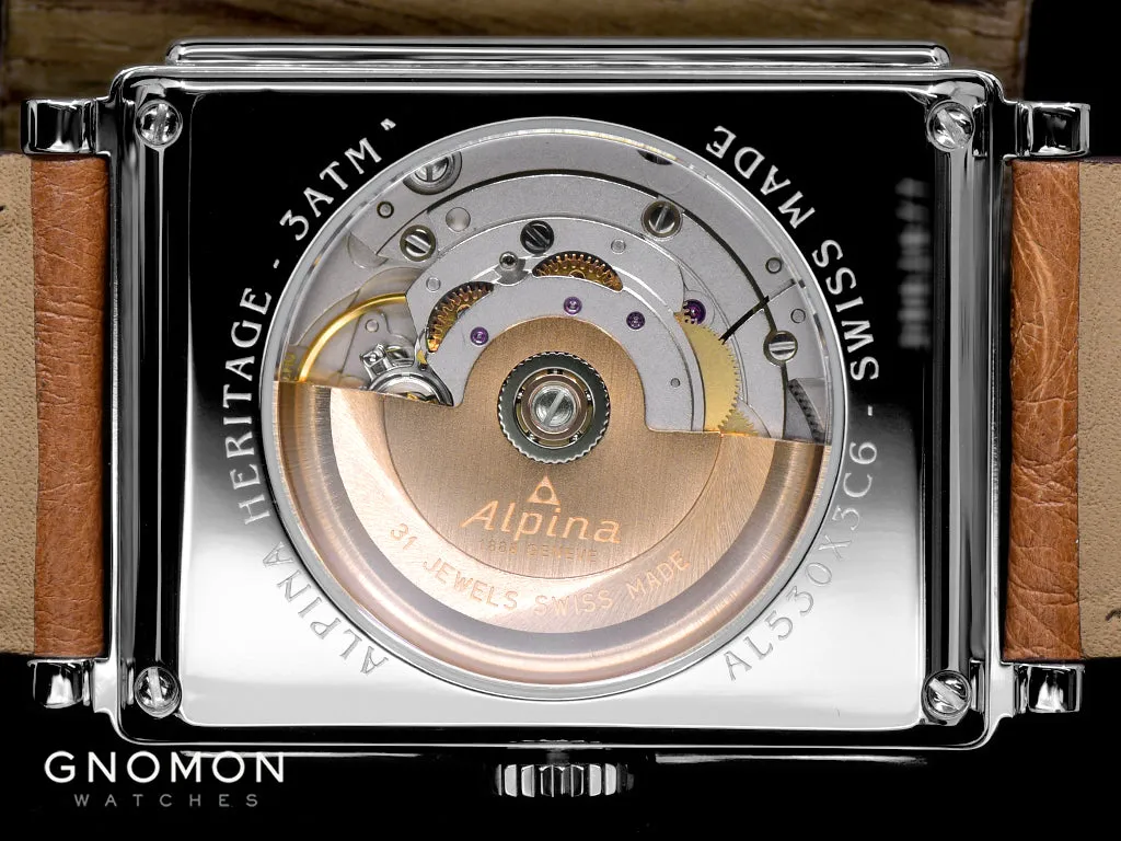 Alpiner Heritage Carree Automatic Silver Ref. AL-530SAC3C6