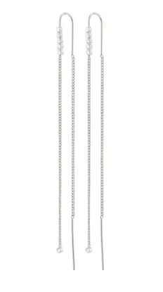 ANDREA RECYCLED CHAIN CRYSTAL EARRINGS