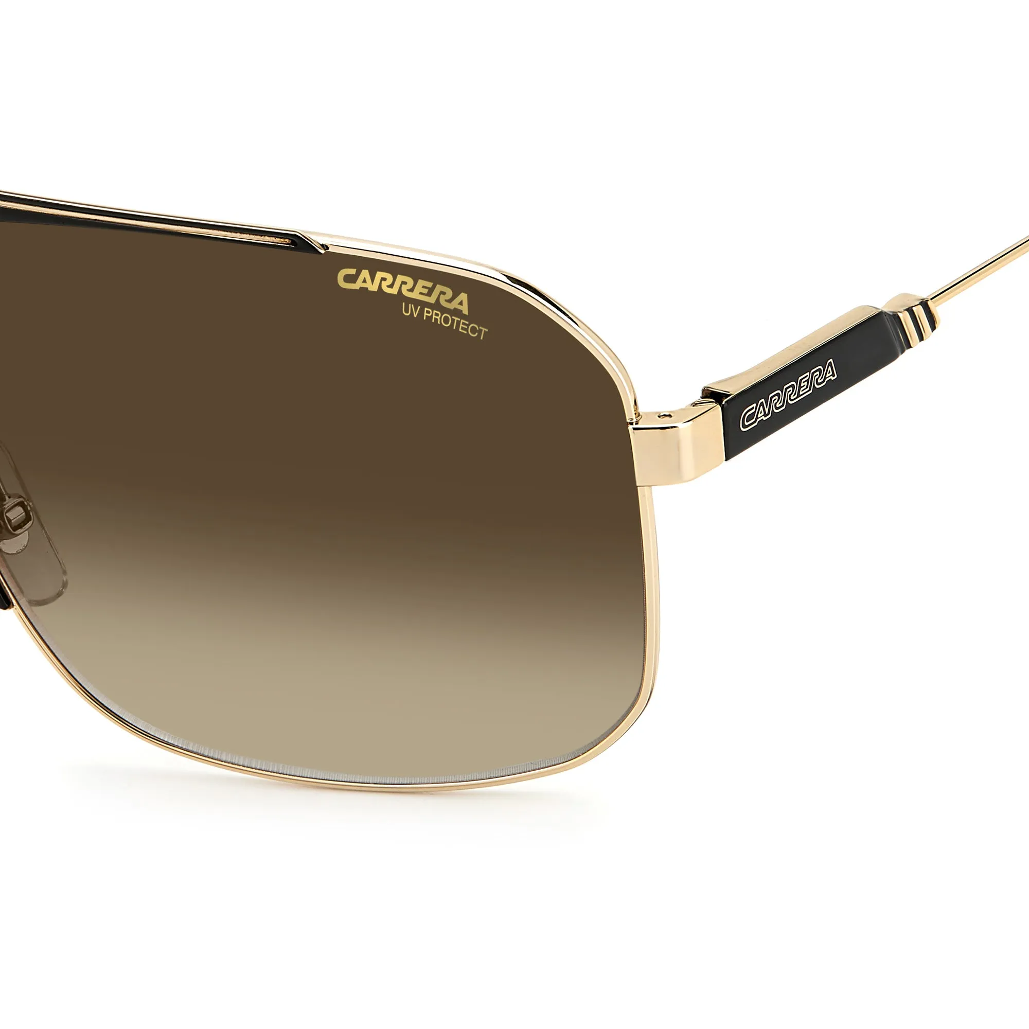 Carrera 1043/ 2M2 65HA(CAR2) Unisex Black Gold Sunglasses