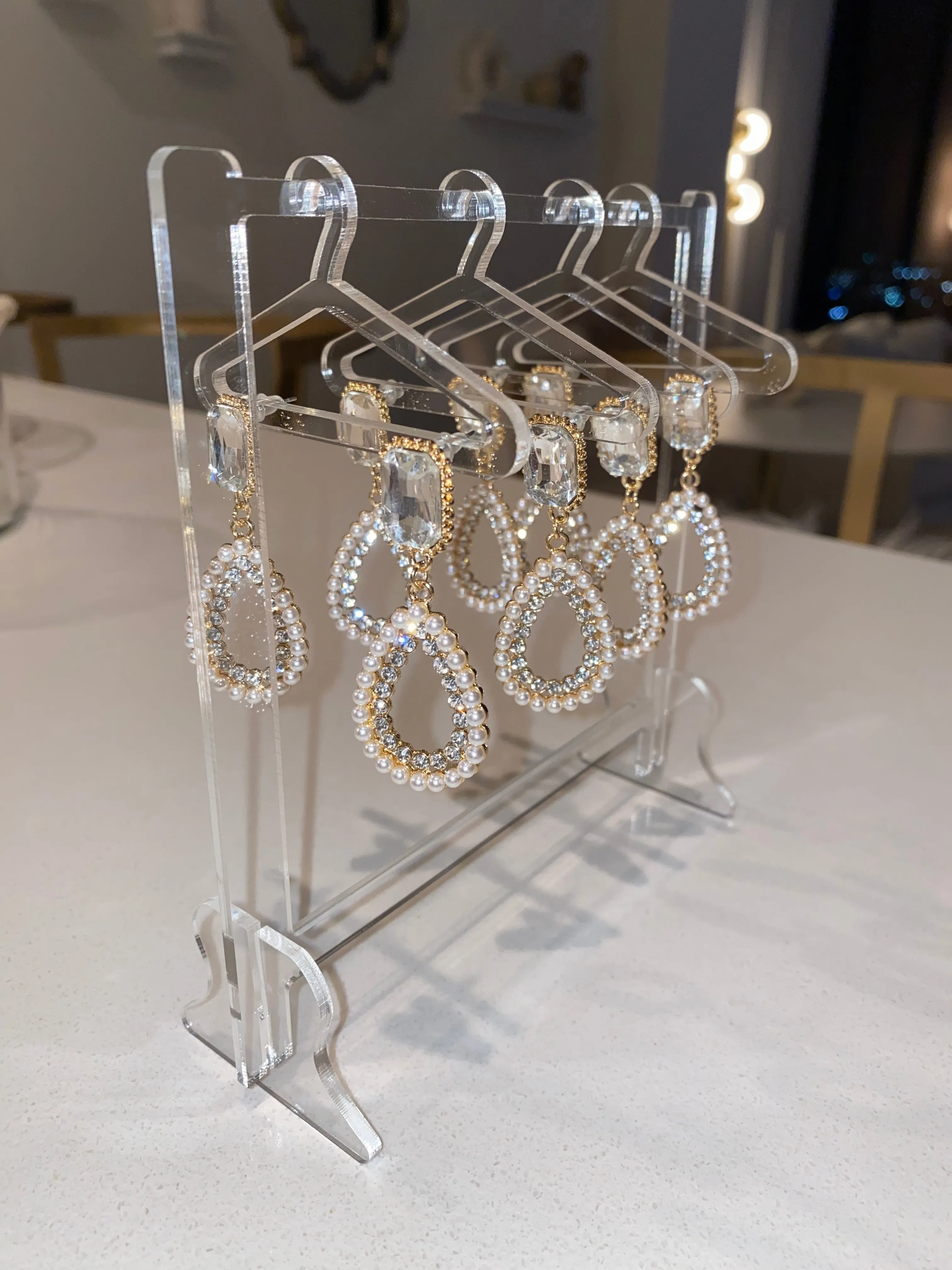 Diamonds and pearls | earrings
