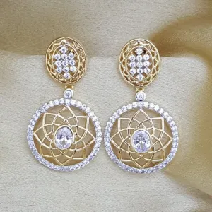 Dreamcatcher American Diamond Earrings (E885)