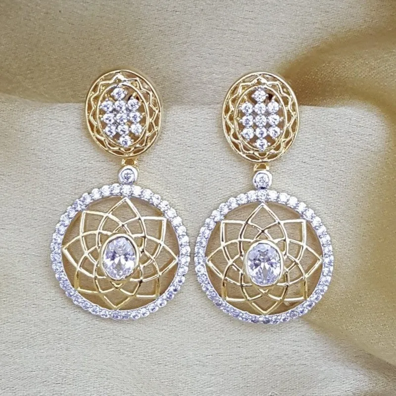 Dreamcatcher American Diamond Earrings (E885)