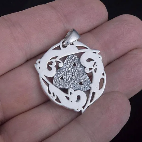 Horns of Odin Amulet - Sterling Silver or Gold