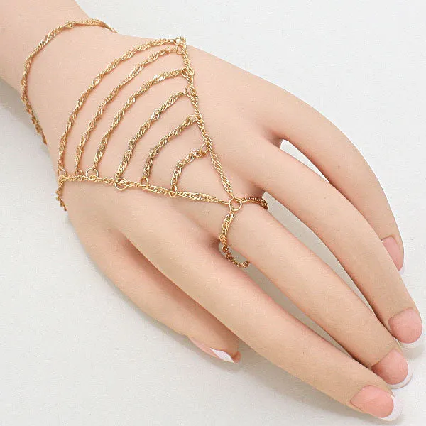 iLLASPARKZ Delta Hand Chain Bracelet