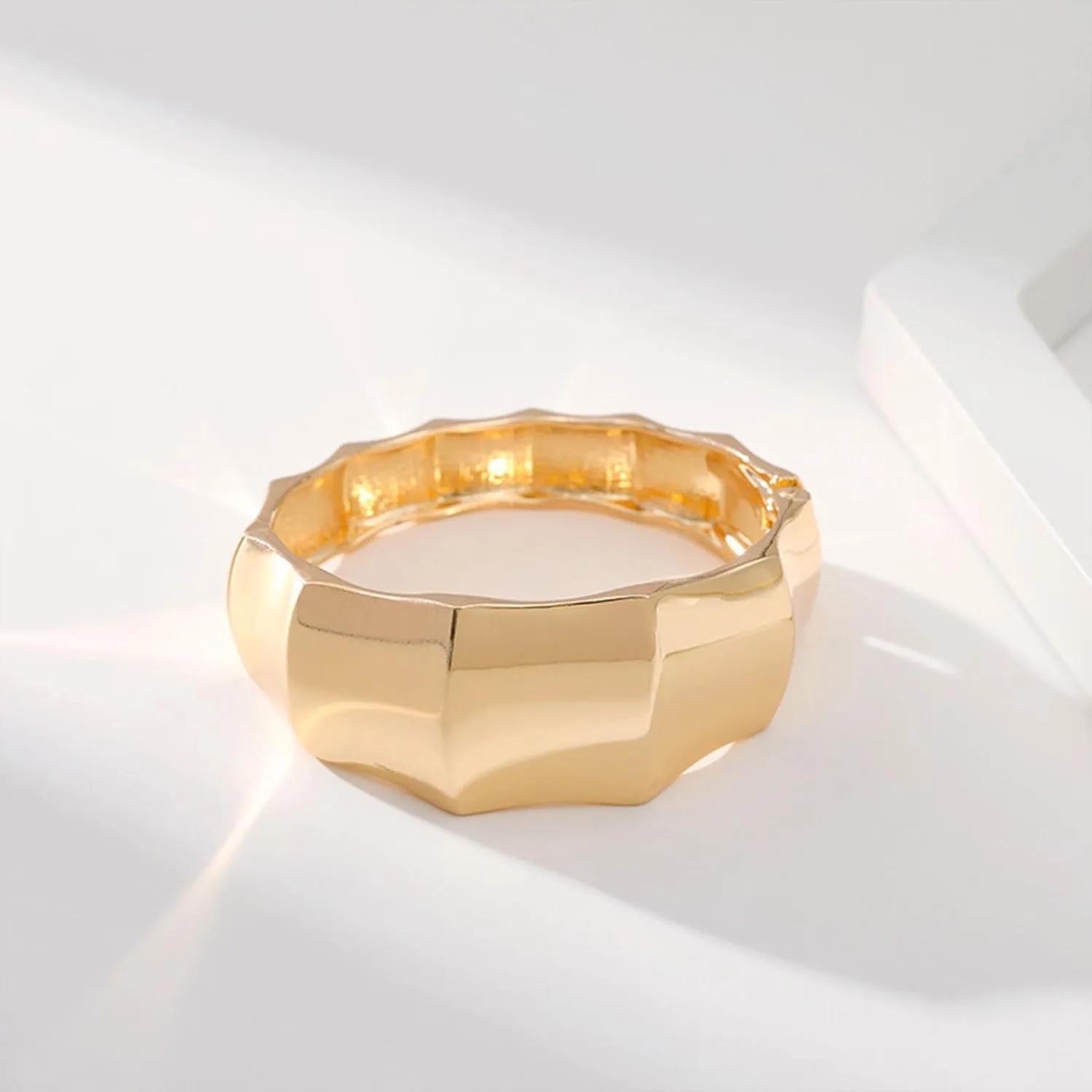 Long tiantian Gold Bangles for Women Bangle Bracelets Chunky Bangles Bracelets Non Tarnish Gold/Silver Bracelet for Women Trendy Jewelry Gifts