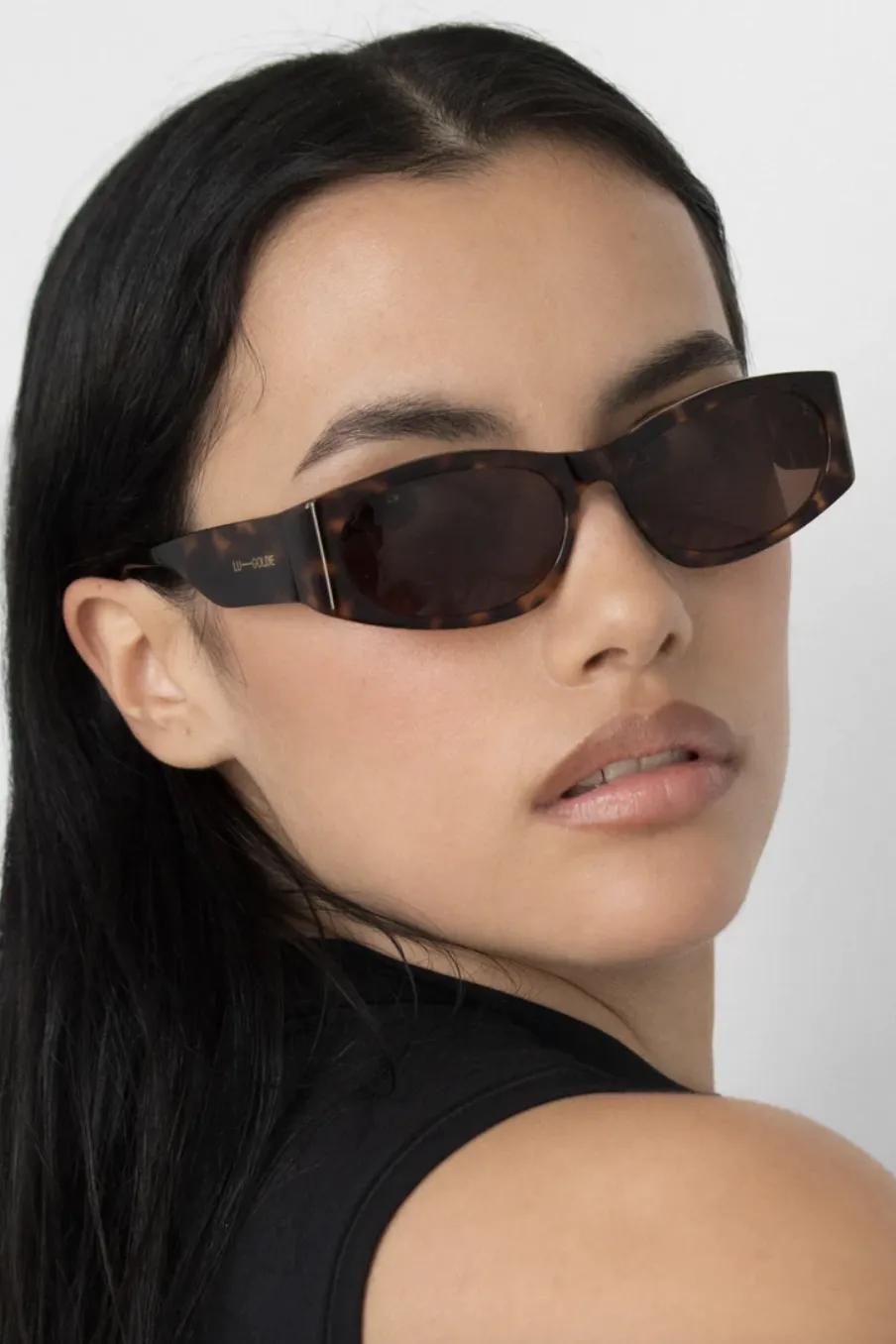 LU GOLDIE ROMY SUNGLASSES - TORT
