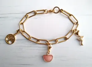 Nature Lover Paperclip Bracelet