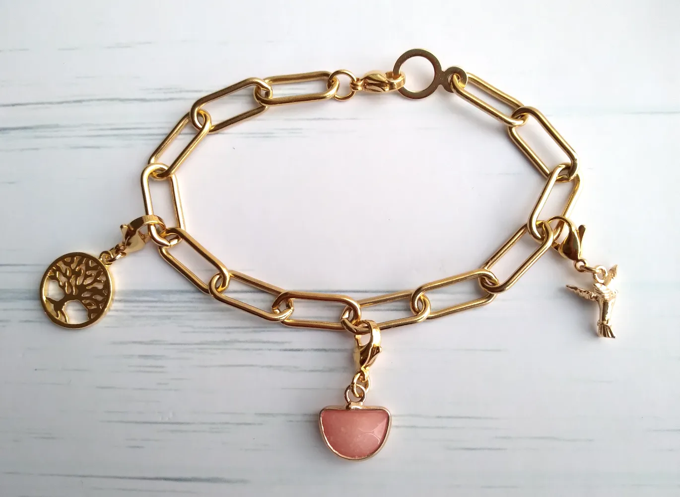 Nature Lover Paperclip Bracelet