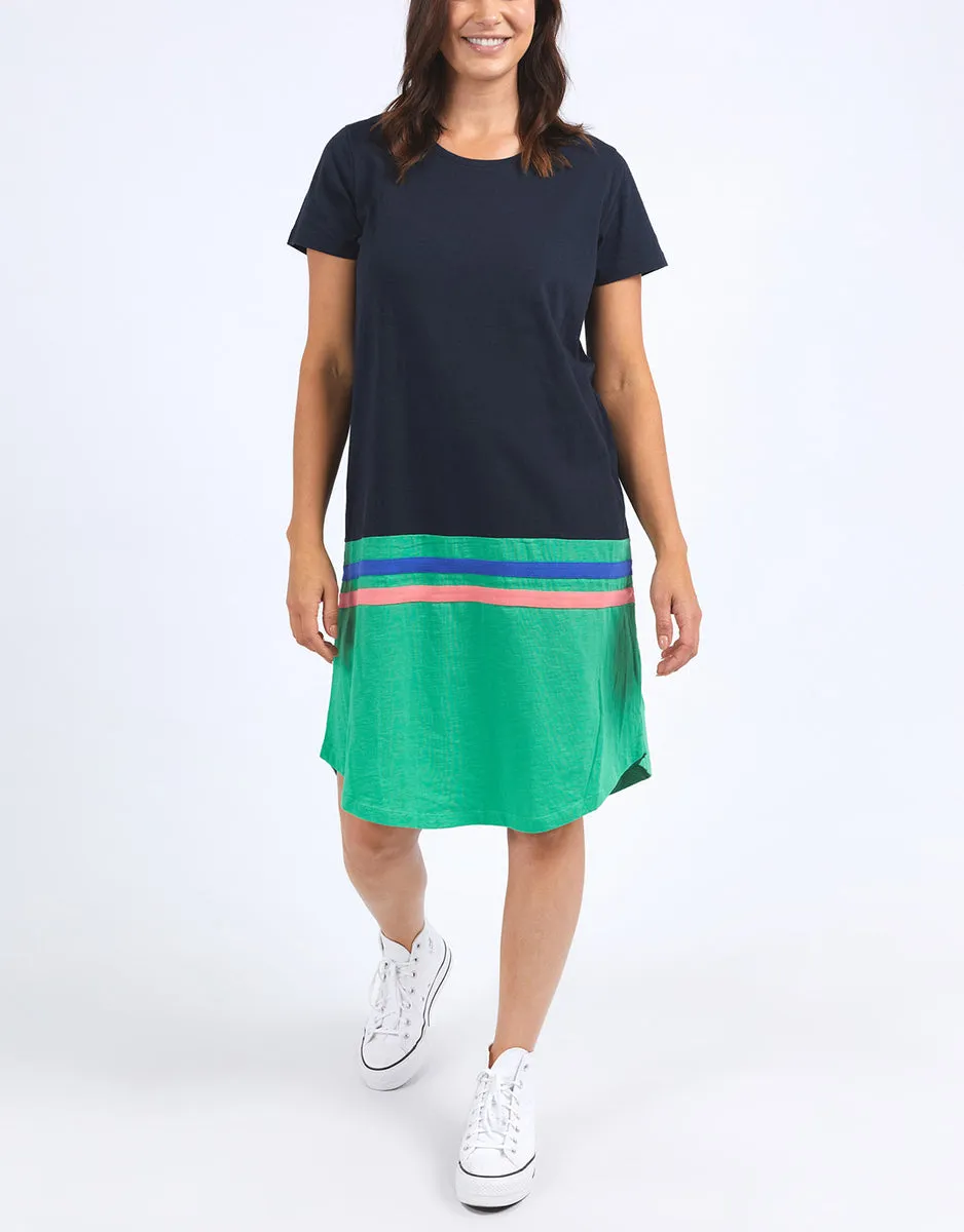 Rhea Tee Dress - Navy