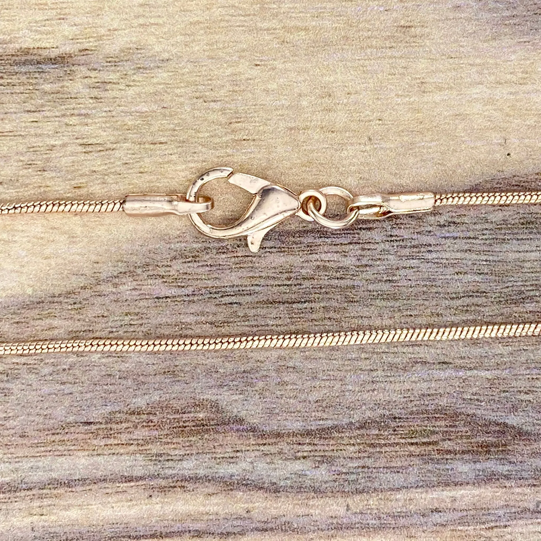 Rose Gold Colored Snake Chains