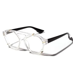 West Louis Retro Transparent Eyeglasses