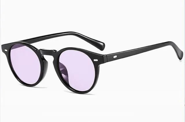West Louis Round UV400 Brand Vintage Sunglasses