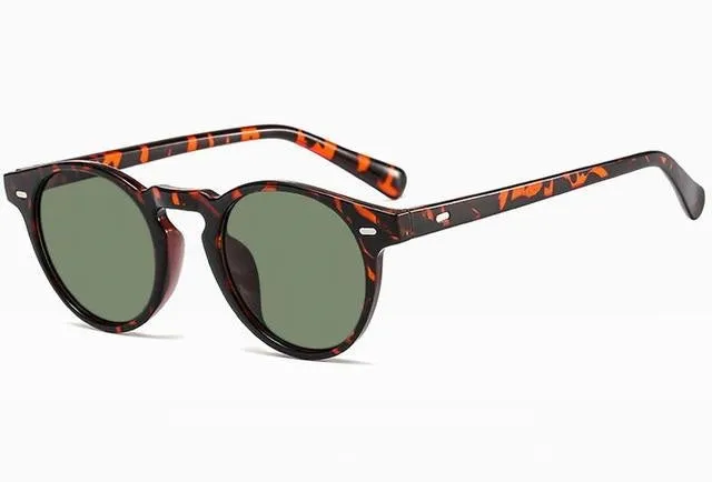 West Louis Round UV400 Brand Vintage Sunglasses