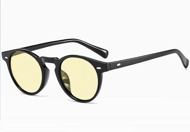 West Louis Round UV400 Brand Vintage Sunglasses