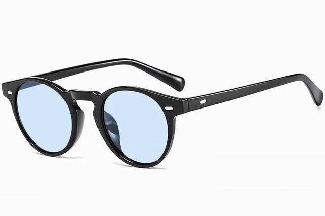 West Louis Round UV400 Brand Vintage Sunglasses