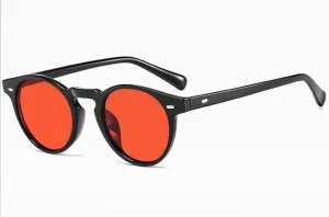 West Louis Round UV400 Brand Vintage Sunglasses