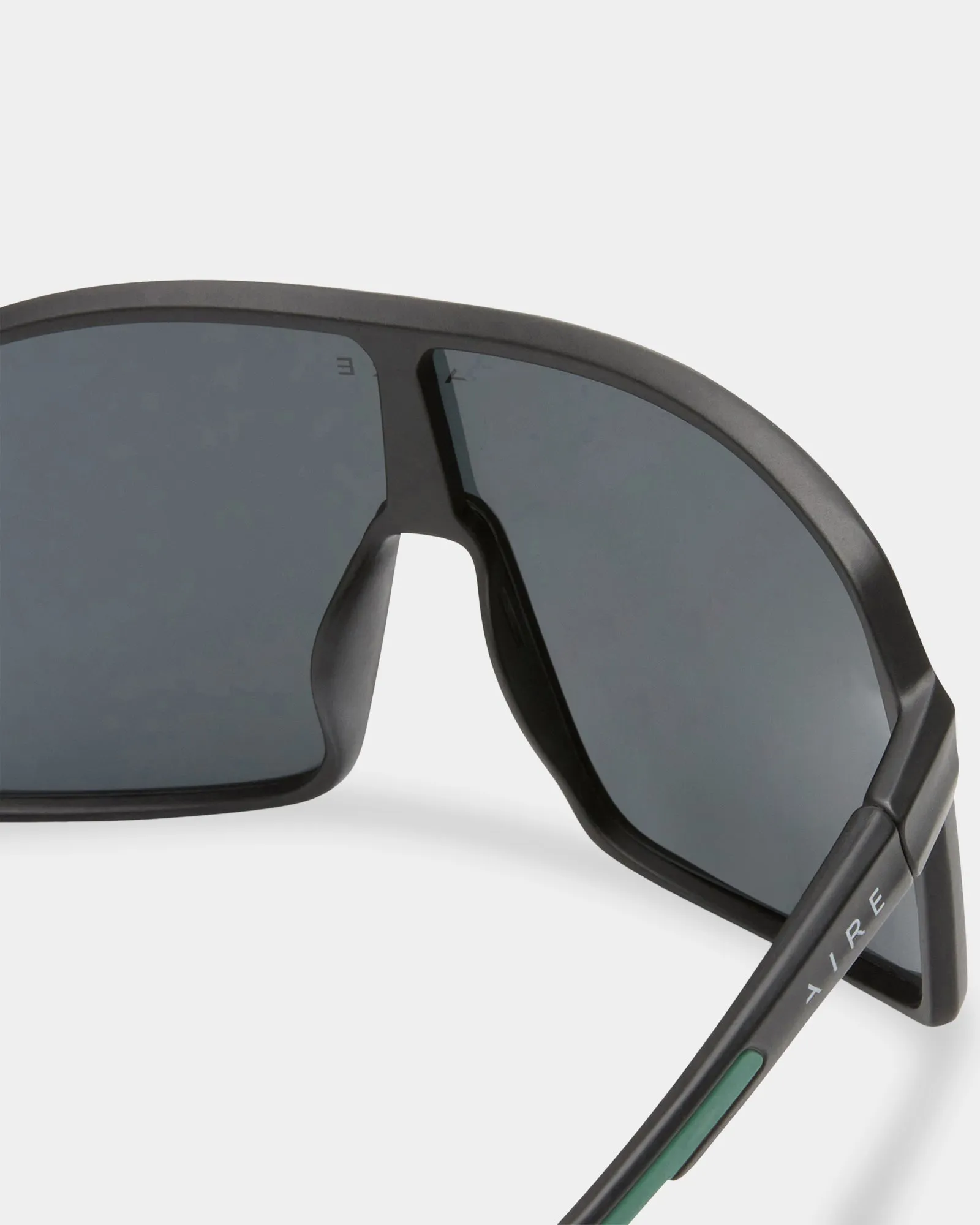 Womens Blazars Matte Black Oversized Sunglasses