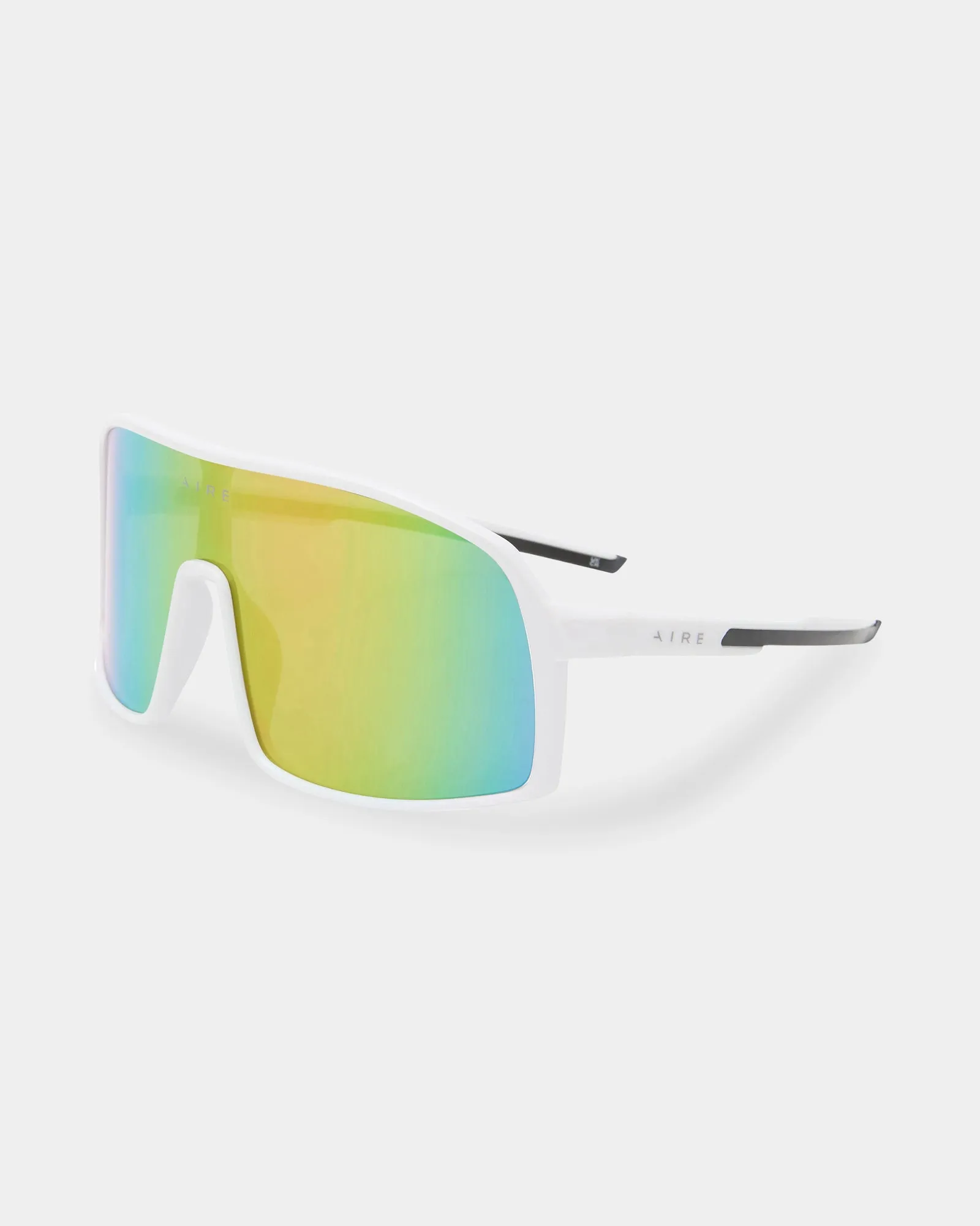Womens Blazars White Oversized Sunglasses